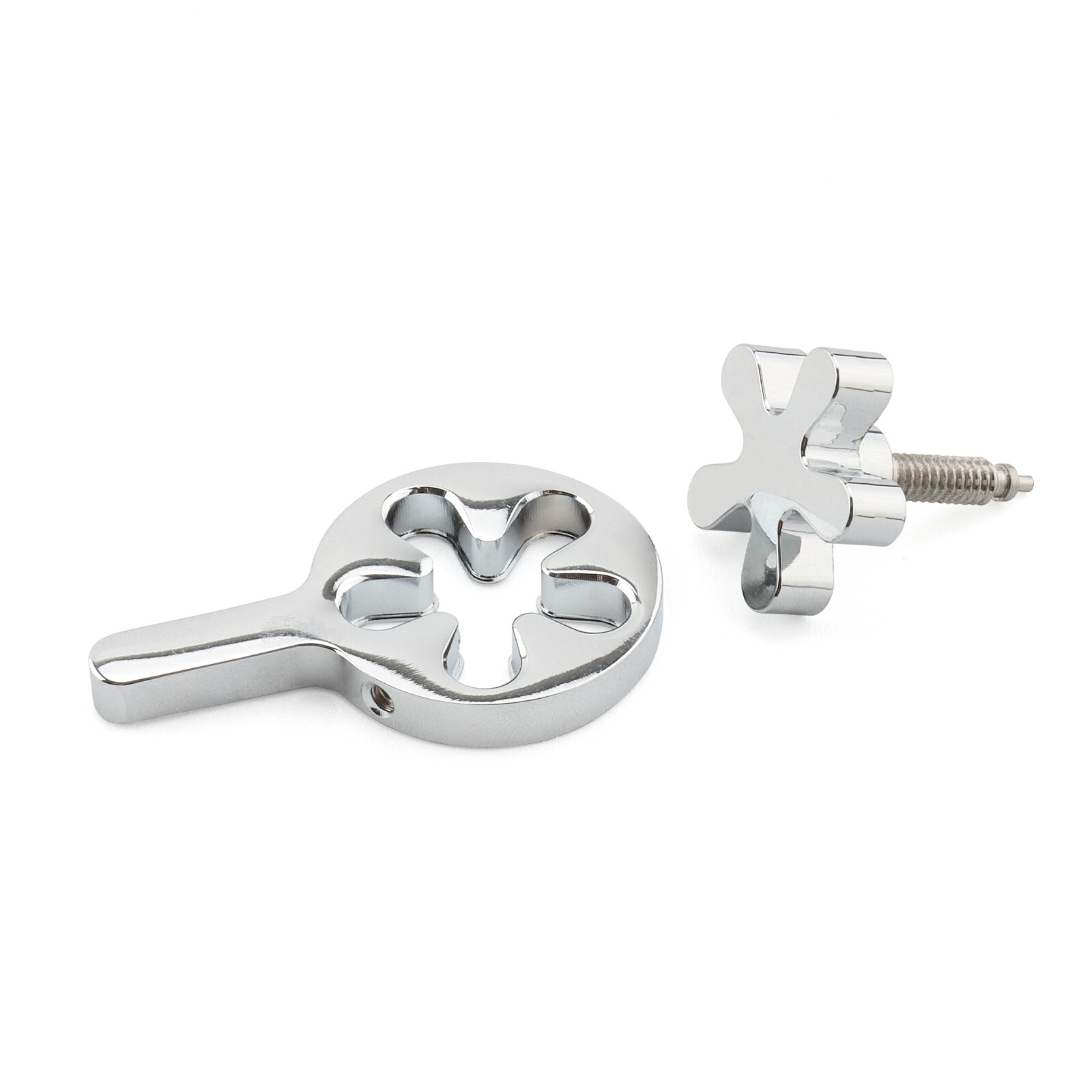 Chrome Throttle Control Adjuster Screw For Harley Dyna Softail Touring Sportster