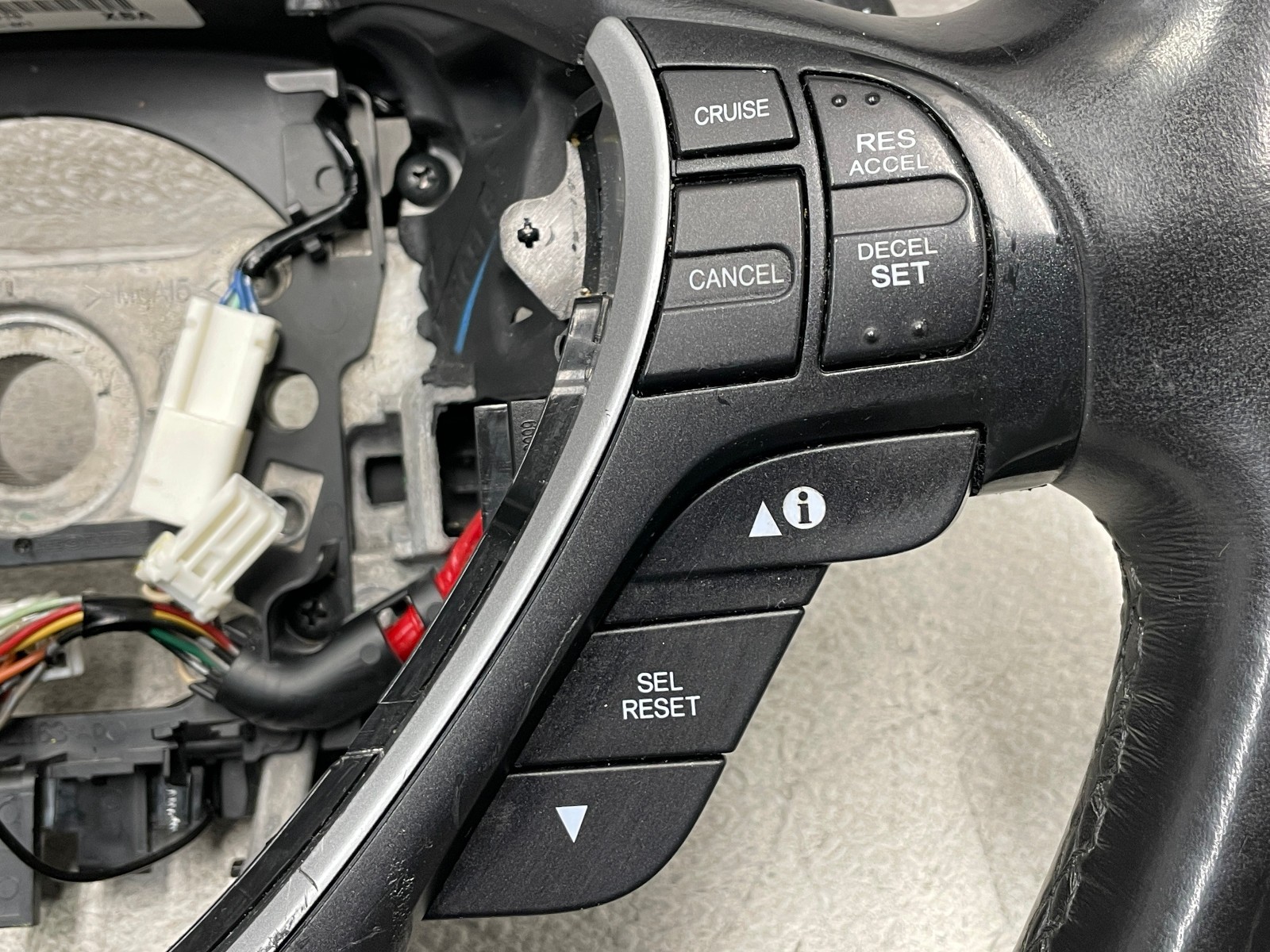 16 17 18 Acura RDX Steering Wheel Assembly W/Switches Shifters Black 1644 OEM