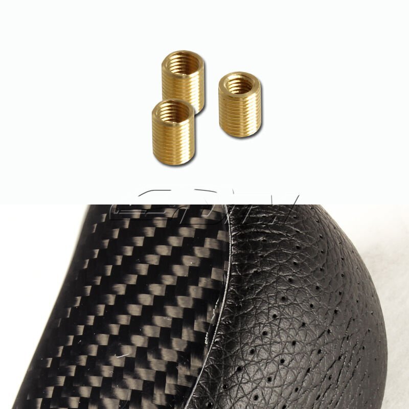 PVC Leather / Real Carbon Fiber Automatic Gear Stick Shift Shifter Knob VIP