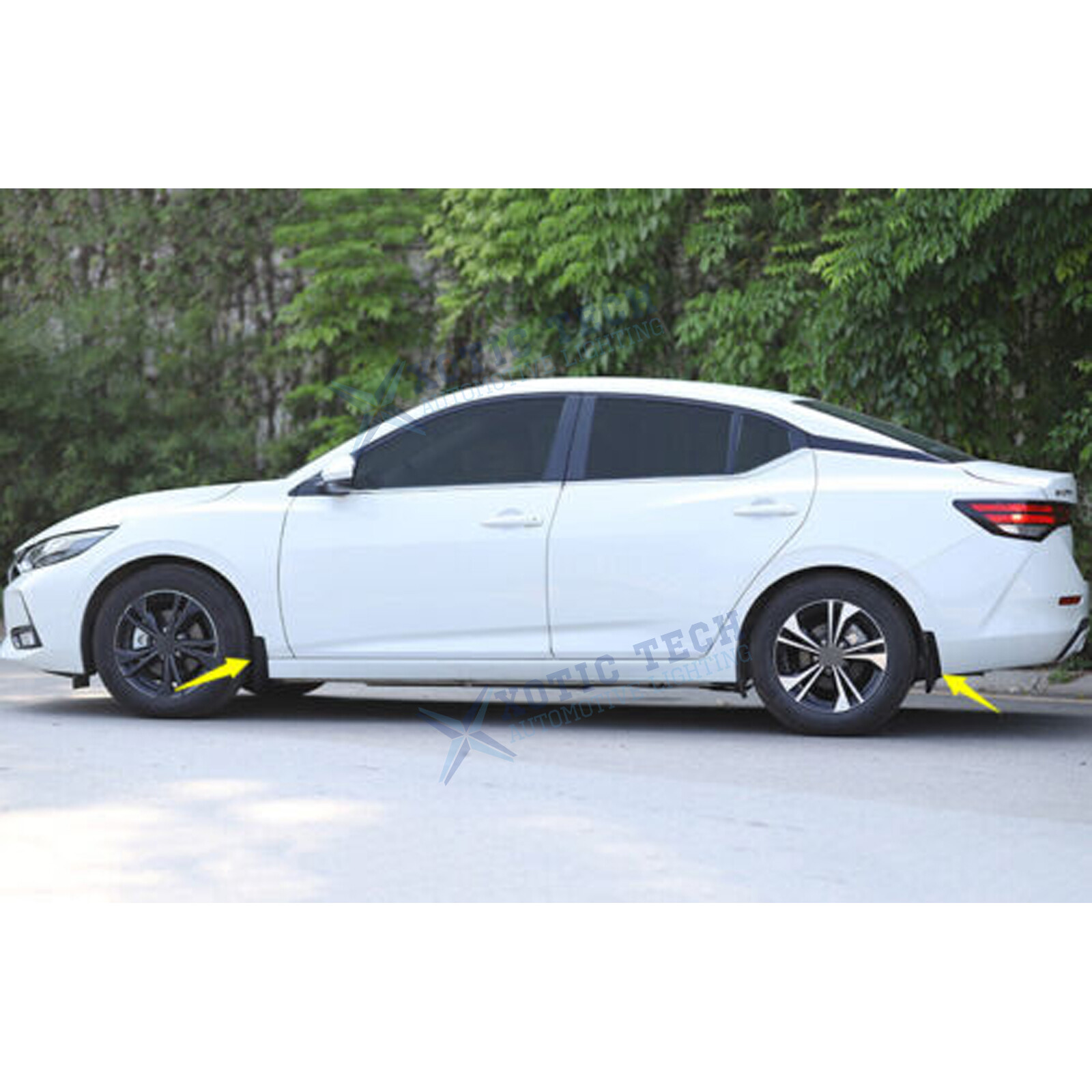 4PCS Mud Flap Splash Guard Fender Protector Kit For Nissan Sentra Sedan 2020-22