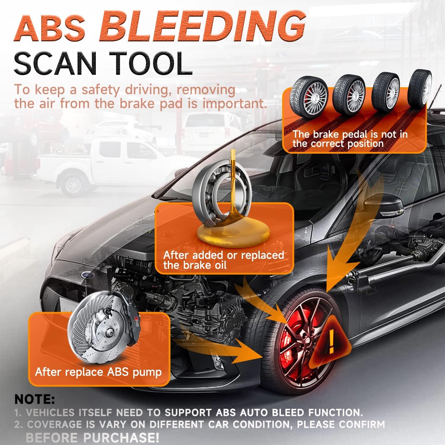 Foxwell NT630 Plus Bidirectional SRS SAS ABS Bleeding OBD2 Scanner Diagnostic