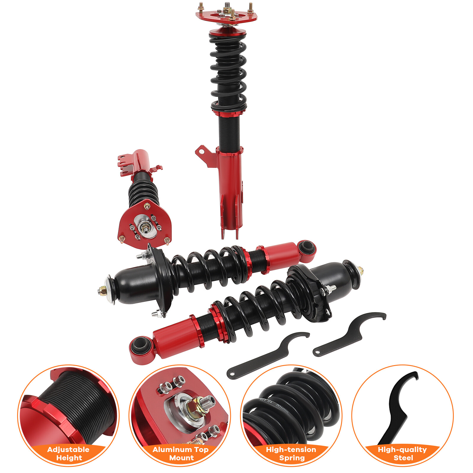 Coilovers For Toyota For Corolla 03-08 E130 Struts Adj Height Suspension Spring