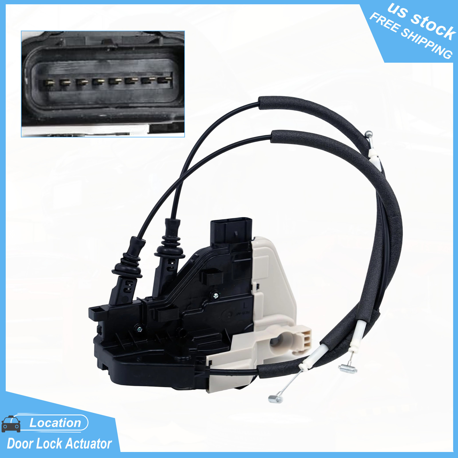 Front Left Driver Door Lock Actuator Motor For Hyundai Santa Fe Sport XL 13-2019