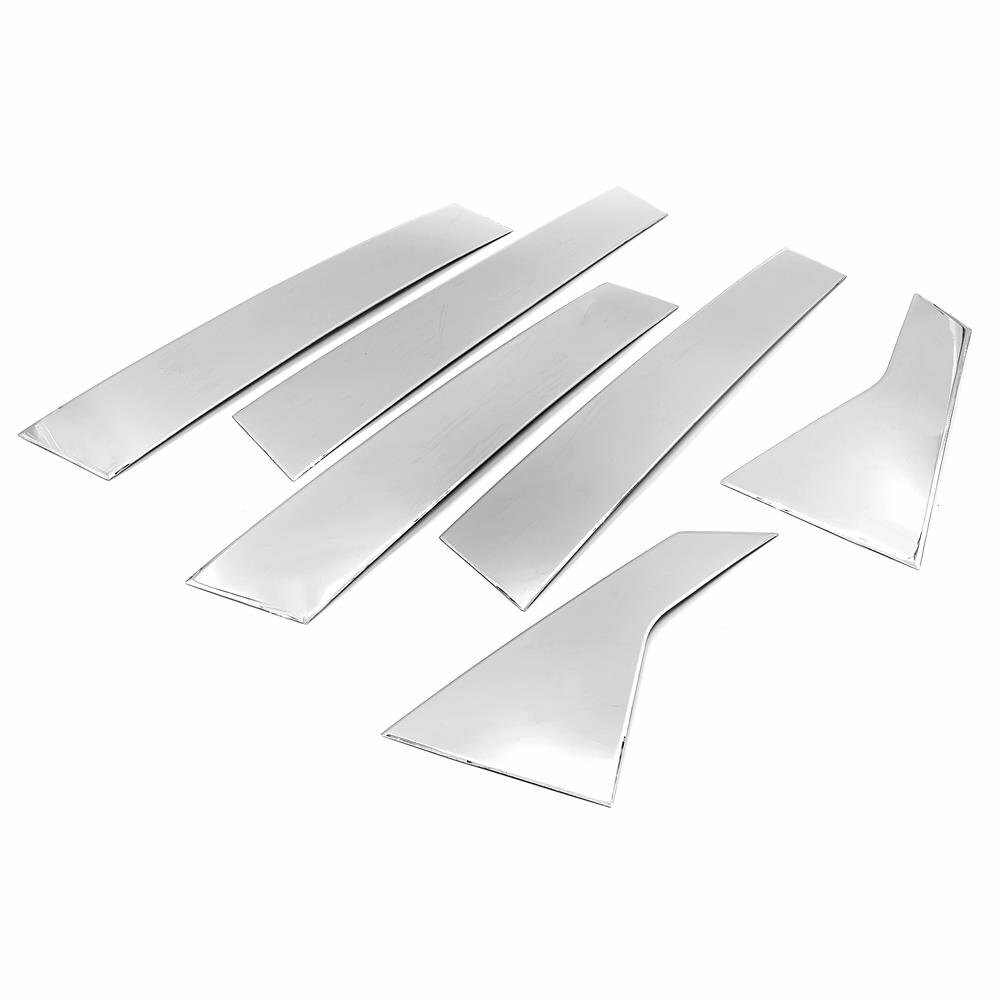 For 2017-2022 Honda CRV CR-V 6PC Stainless Steel Chrome Pillar Post Trim