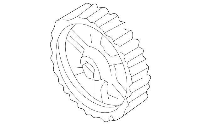 Genuine Audi Engine Timing Camshaft Gear 078-109-111-B