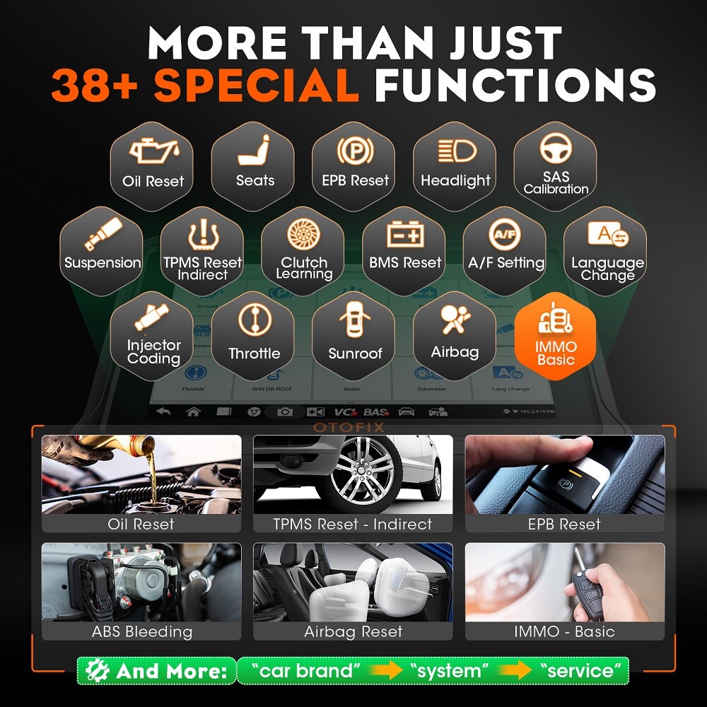 2024 OTOFIX D1 Lite OBD2 Scanner Wireless Diagnostic Full System Active Test