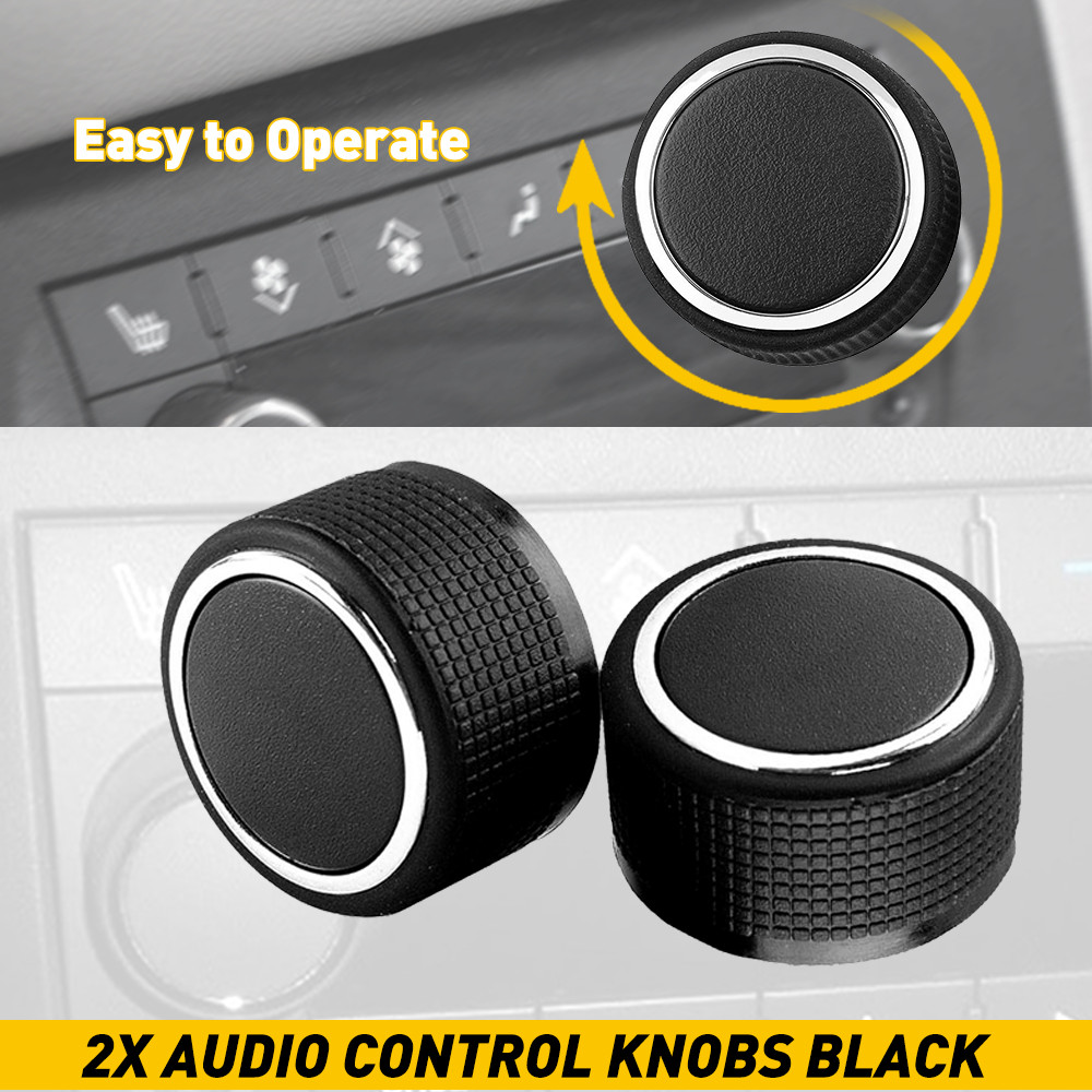 Fits For Chevy GMC Buick Cadillac Control Knobs Dials Heater A/C Fan Accessories
