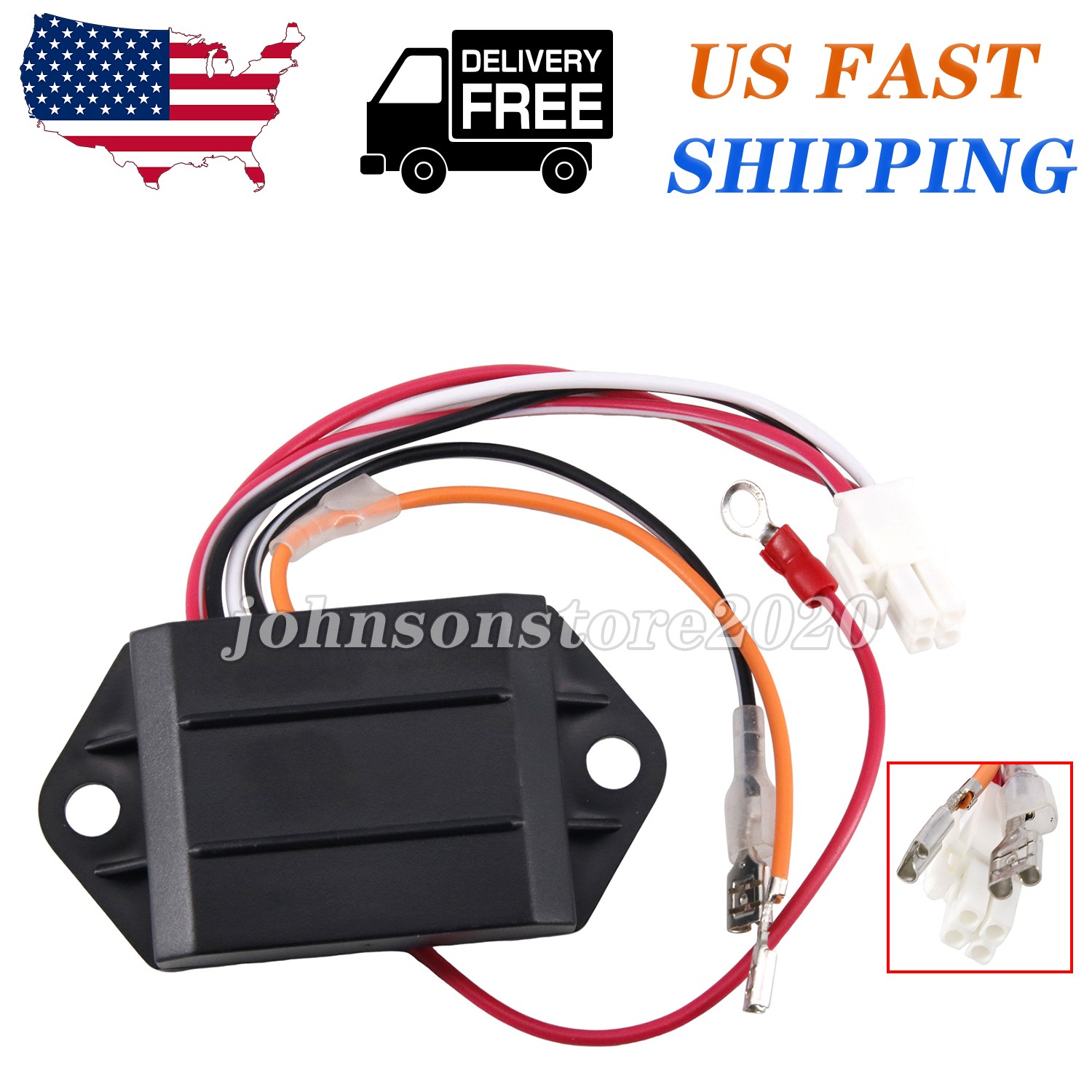 For EZGO Golf Cart 4 Cycle Gas Models 1991-2002 CDI Ignitor # 72562-G01 EPIGC107