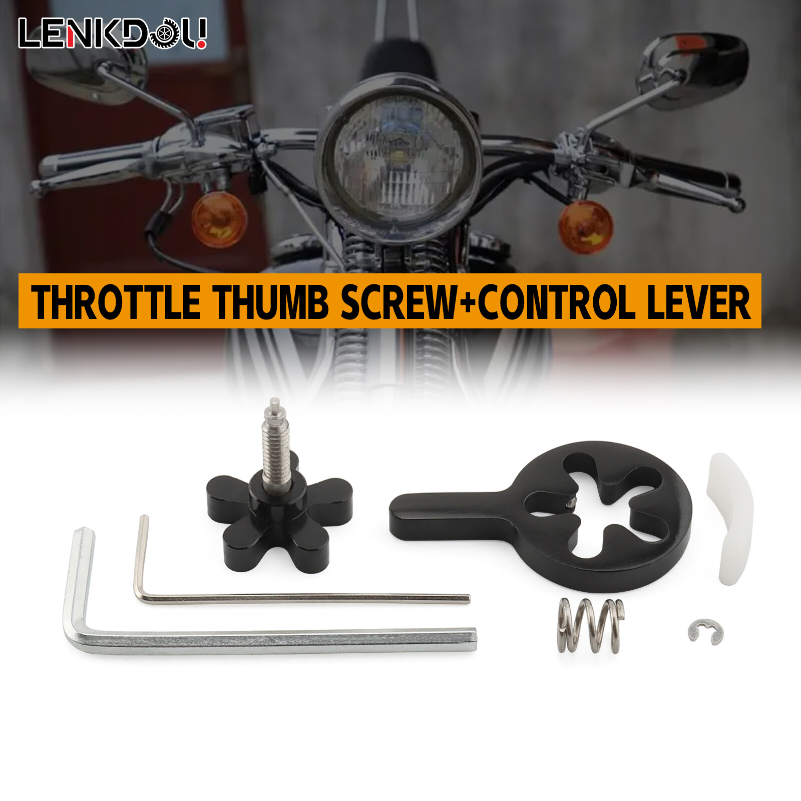 Throttle Control Adjuster Screw For Harley Touring Sportster Softail 74-17