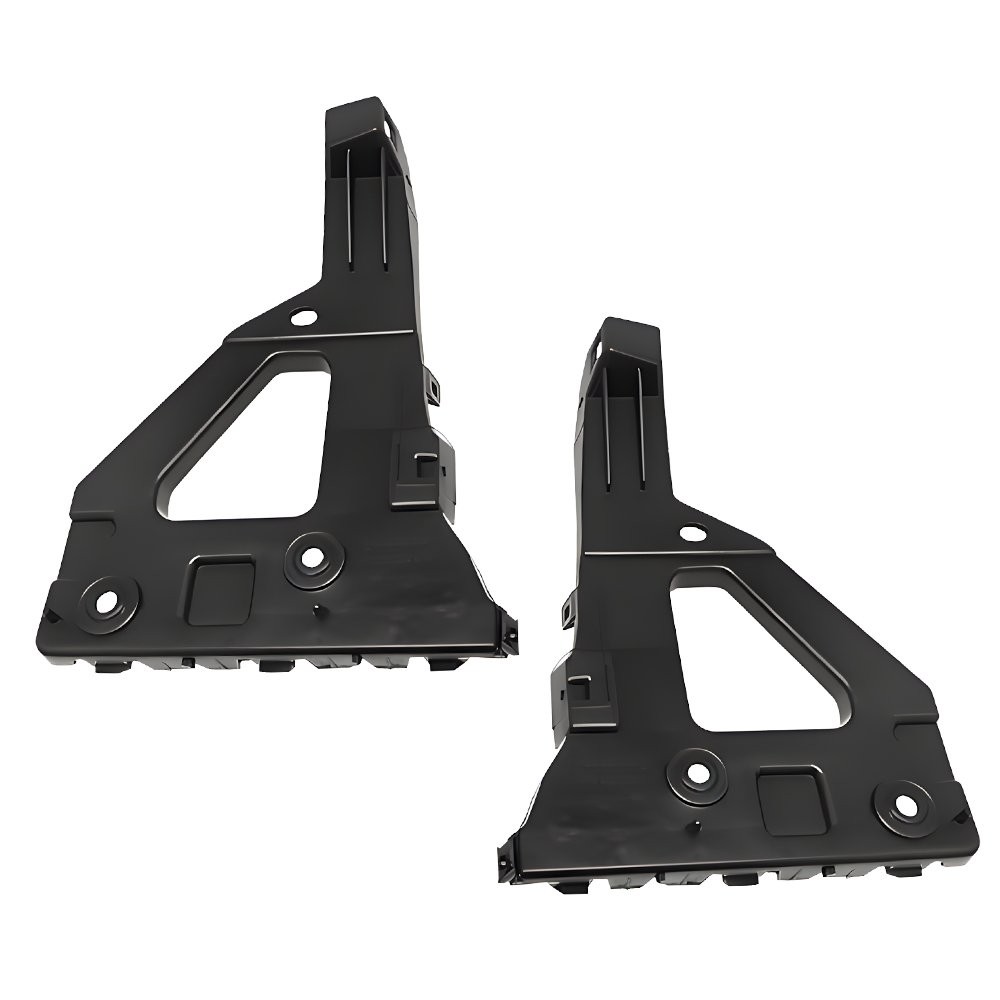 Pair Front Bumper Cover Holder Mounting Bracket Fit for 2006-2011 Audi A6 Base^