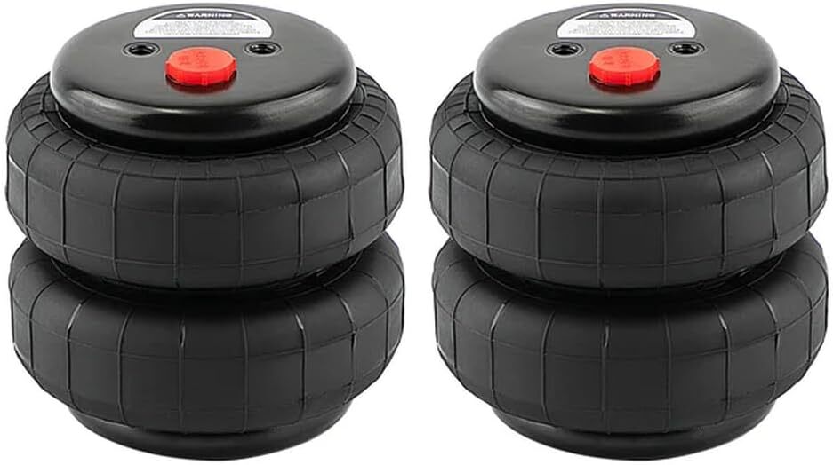 2Pcs Standard 2500 lb Air Ride Suspension Bags 1/2″npt Single Port Heavy Duty