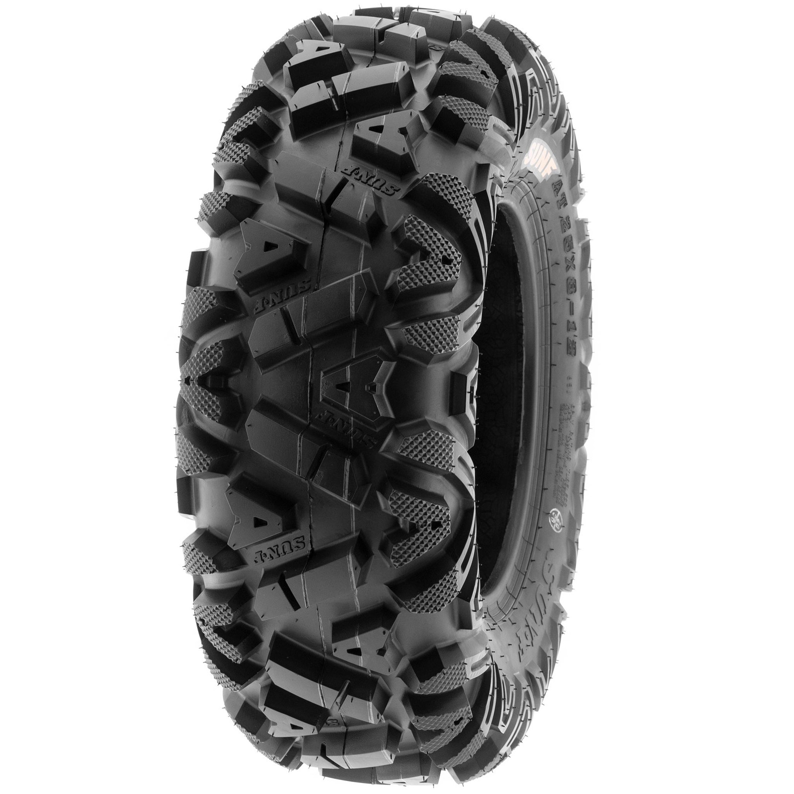 Pair of 2, 26×8-12 26x8x12 ATV UTV SxS All Terrain 6 Ply Tires A033 by SunF
