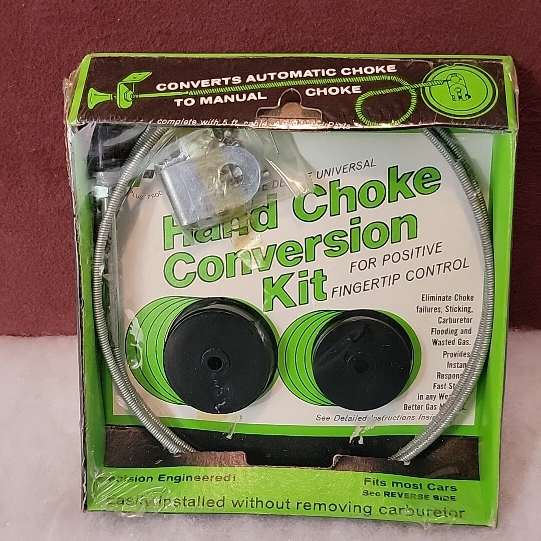 Vintage NOS Perfection Automotive Parts Hand Choke Conversion Kit – Made in USA