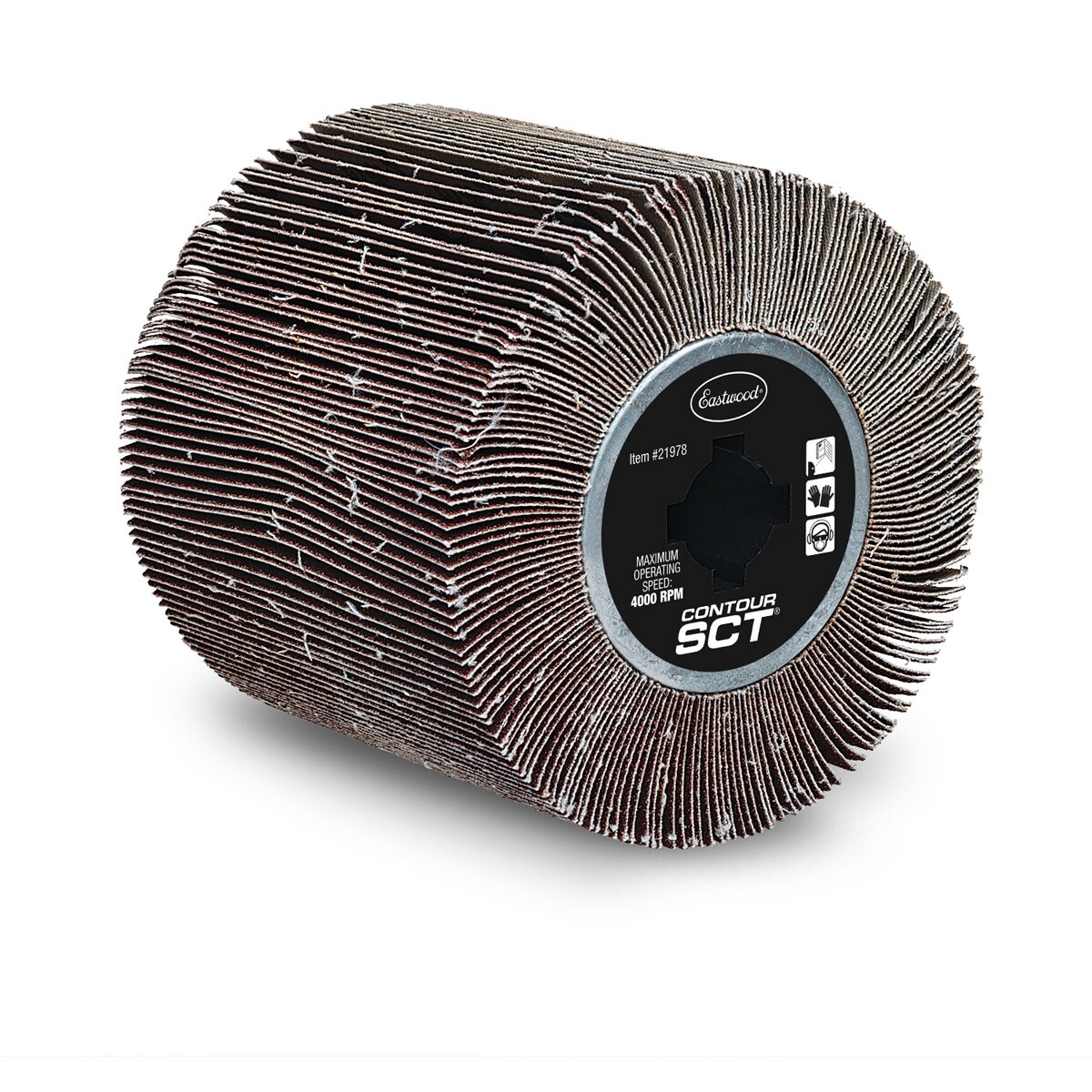Eastwood CONTOUR SCT Abrasive Flap Sanding Aluminum Oxide Drum 120 Grit