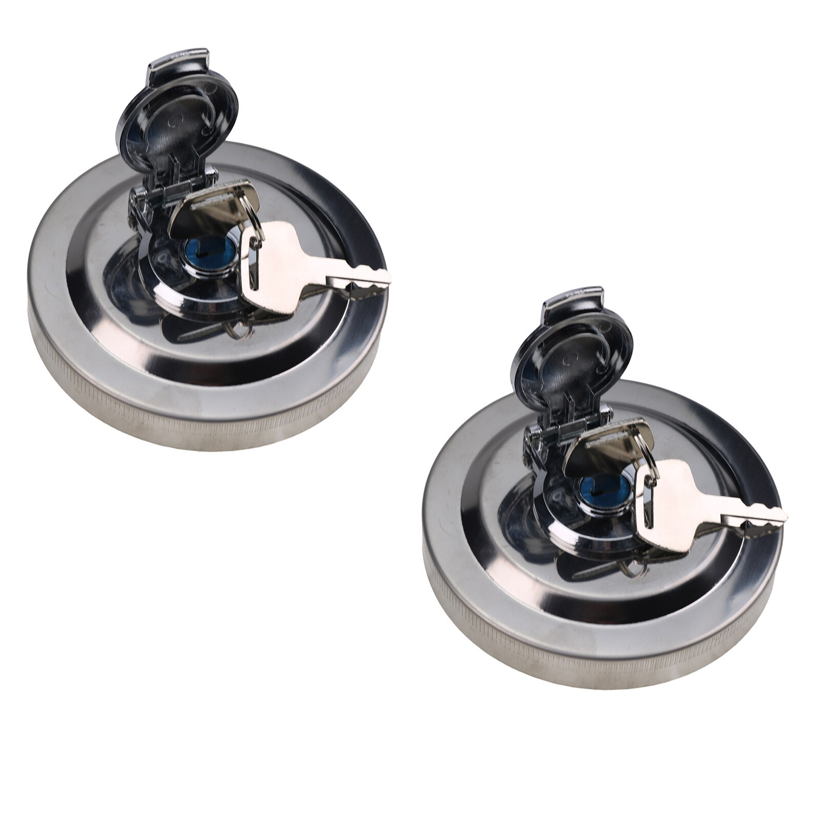 2X Fuel Cap KHH0140 105492A For Link Belt Excavator 130LX 160LX 210LX 240LX