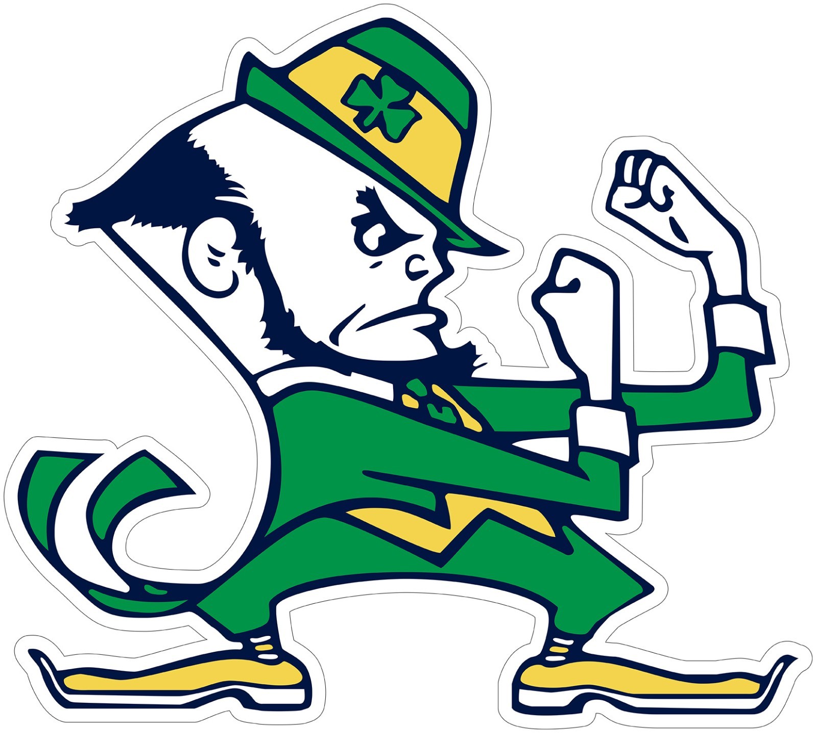 University of Notre Dame Irish Sticker Vinyl Decal | Different Sizes – Outdoor