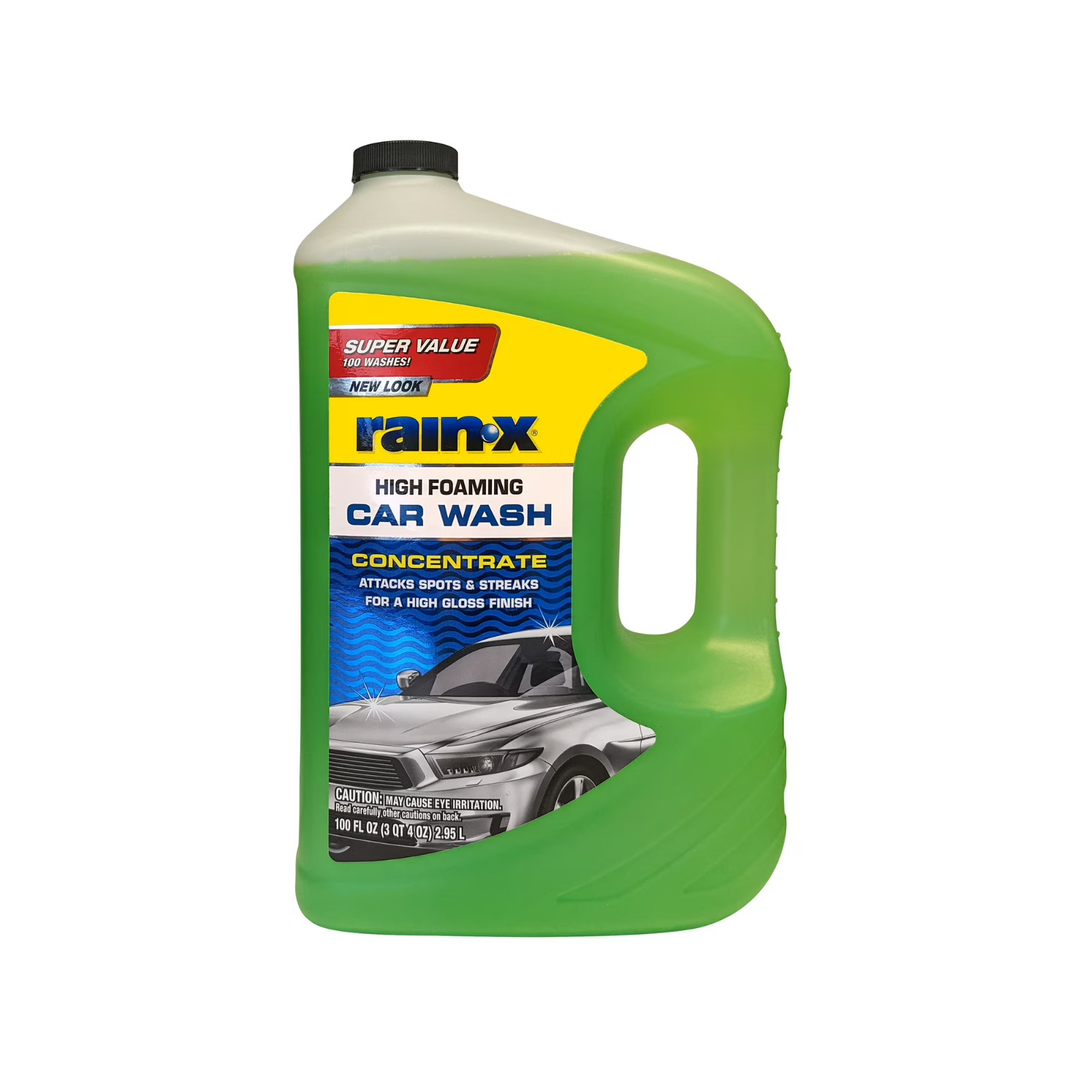 Rain X 100 fl oz Car Wash Concentrate – Brilliant Shine, Protects Wax Finishes