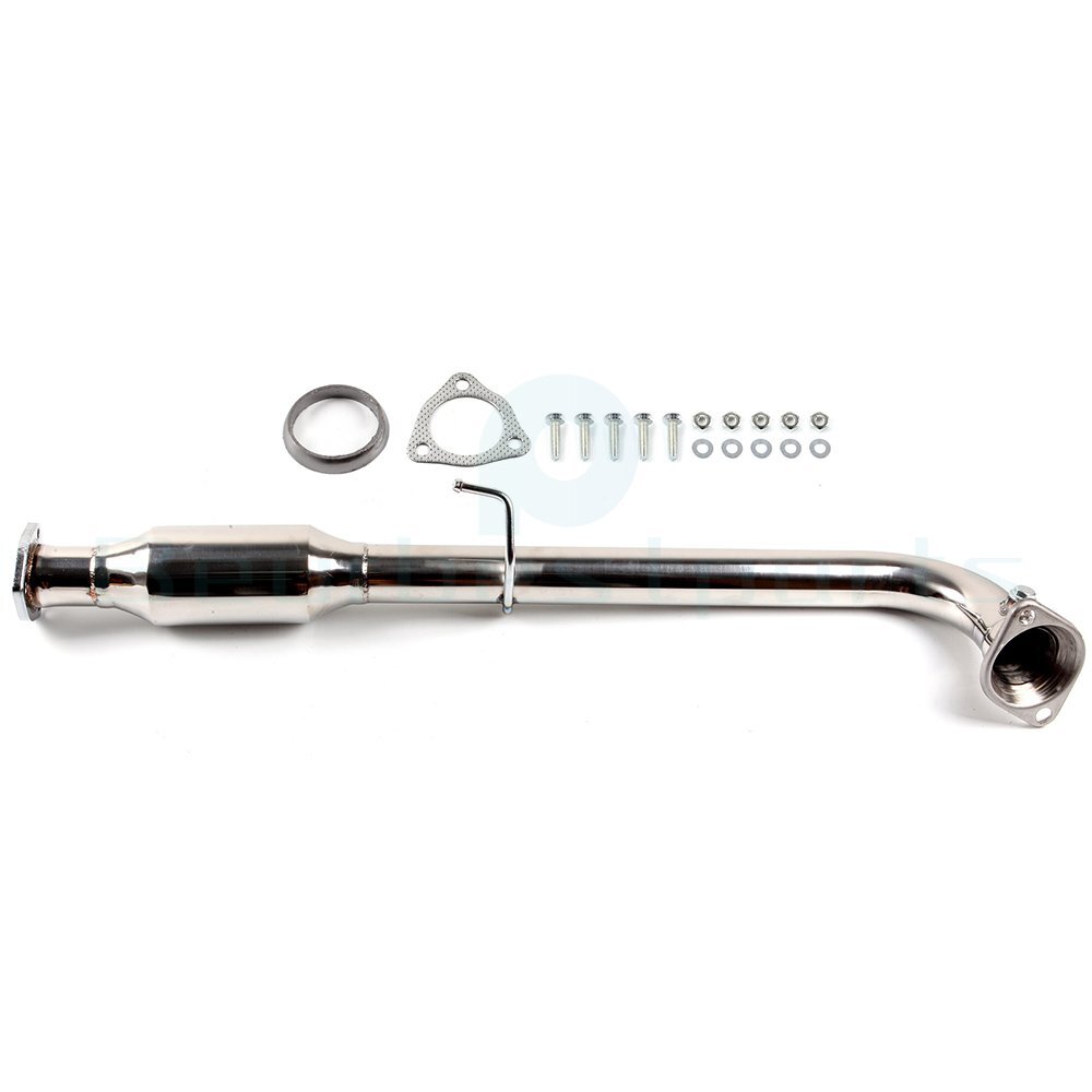 FOR 01-05 HONDA CIVIC EX EM ES EM2 STAINLESS STEEL EXHAUST PIPE TUBE