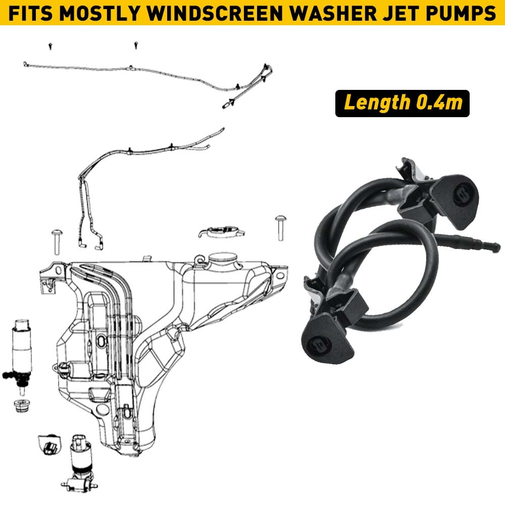 Fit 2010 2011-14 Ford Mustang AR3Z17603A Windshield Wiper Washer Nozzle Sprayer