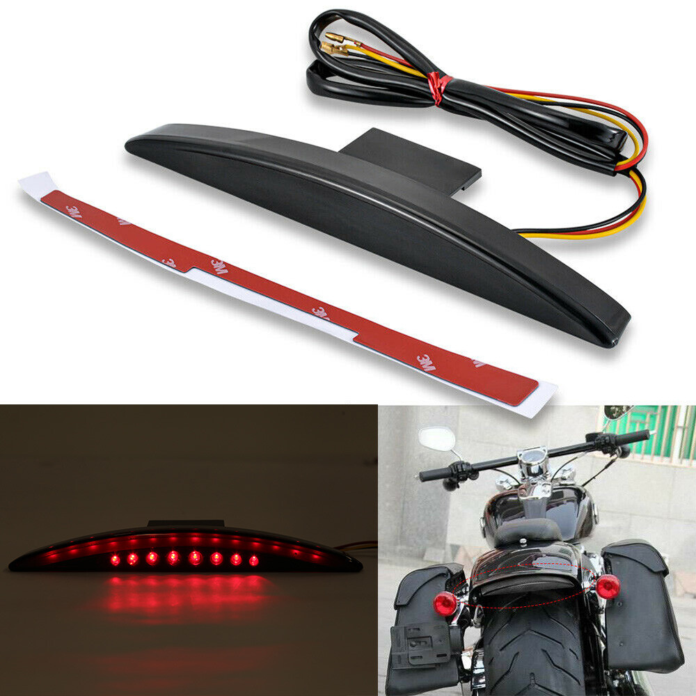 Rear Smoke Fender Tip Brake Tail Light LED For Harley Breakout FXSB 2013-2017