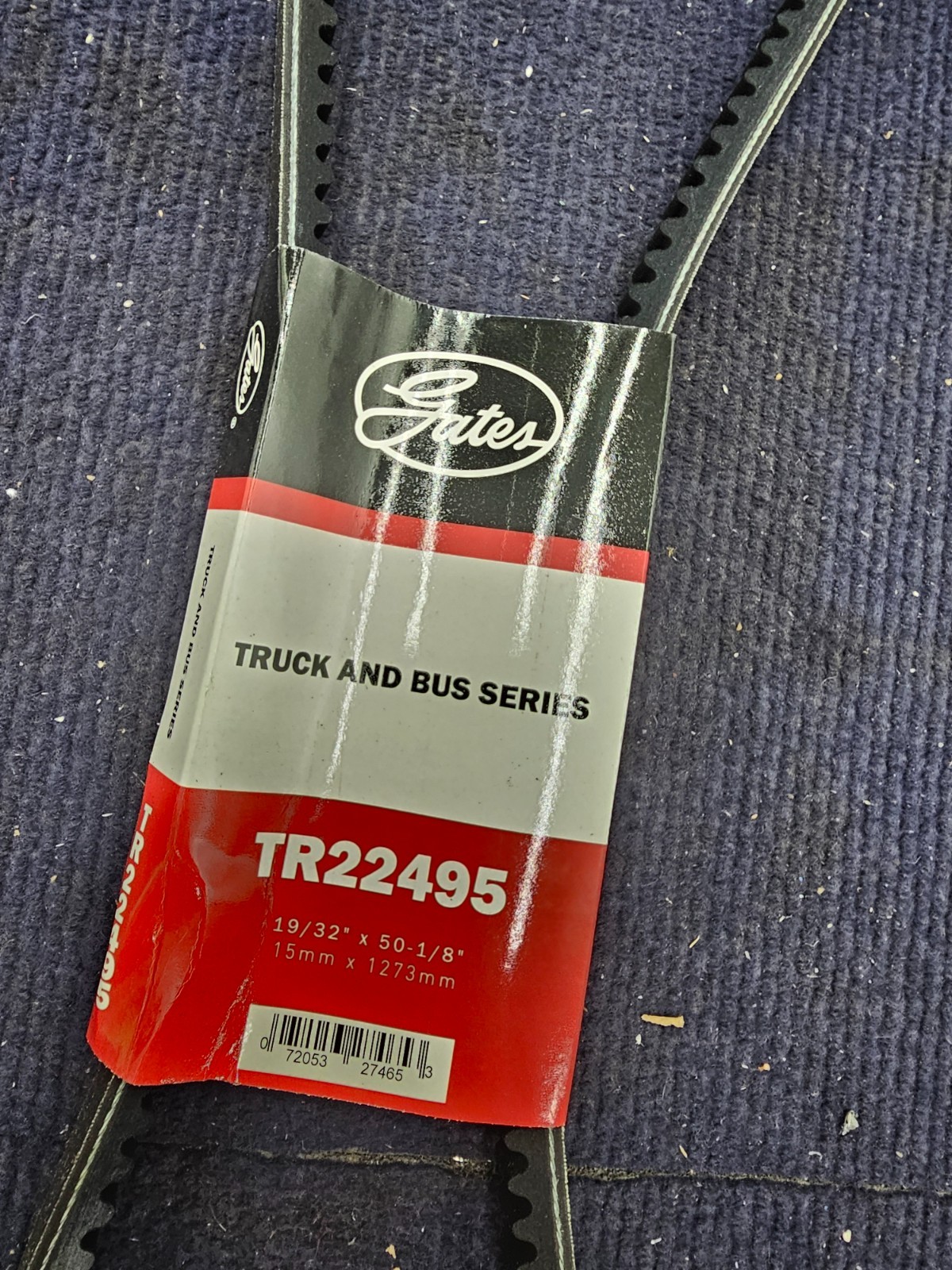 Gates TR22495 Accessory Drive Belt Fits International 90-94 3800, 91-92 3700