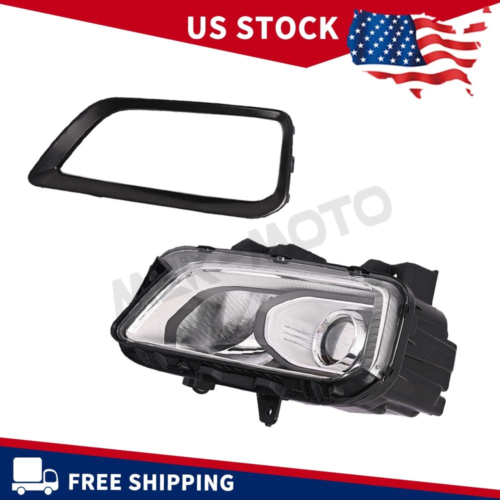 For 2018 2019 2020 2021 Hyundai Kona Halogen Headlight Assembly & Bezel Left LH
