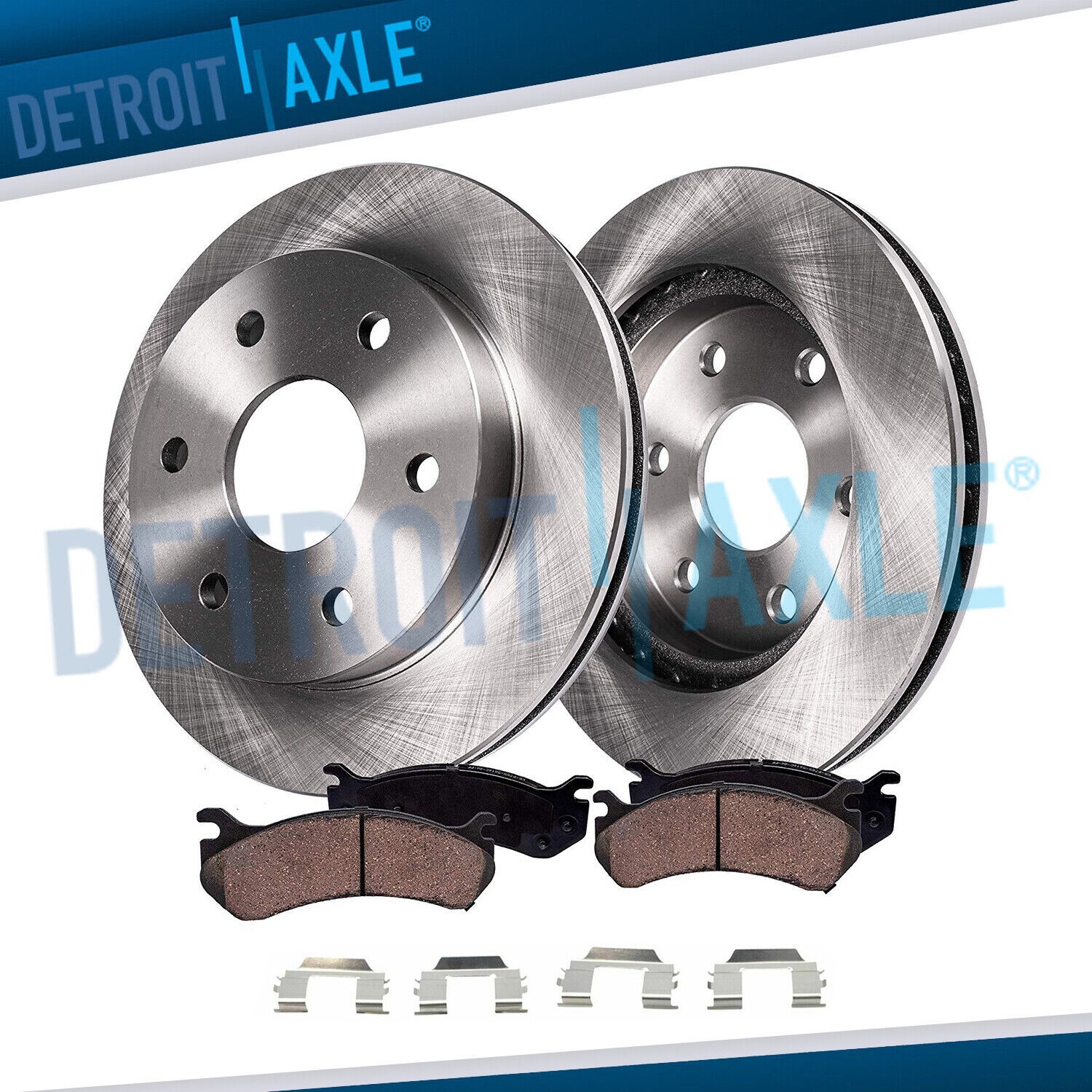 12.8″ (325mm) REAR Disc Rotors + Brake Pads for Chevy Trailblazer SSR GMC Envoy