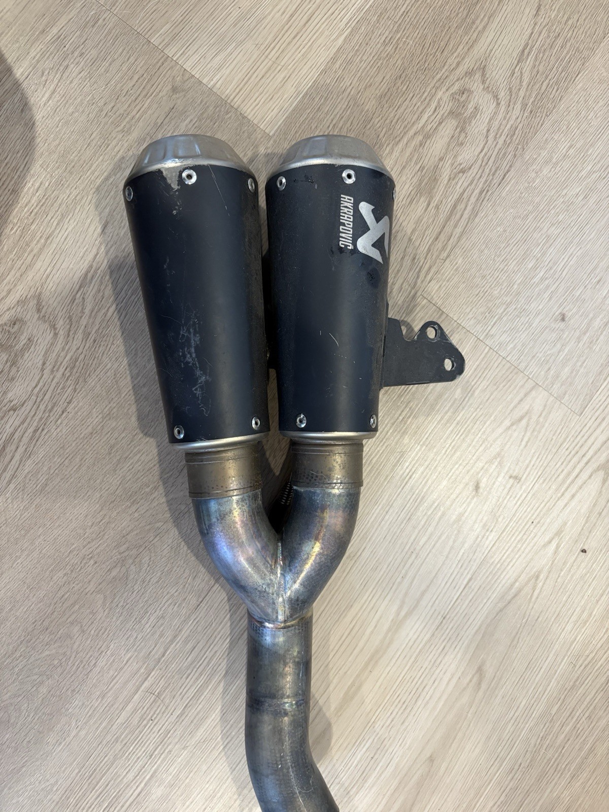 AKRAPOVIC S-D8SO4-CUBTBL/1 Ducati Scrambler Titanium Muffler