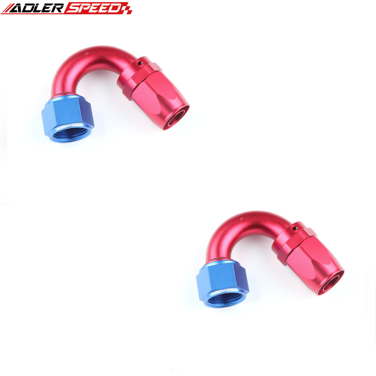 2PCS 120/150/180 Degree AN4 6 8 10 12 Swivel Hose End Fuel Oil Fitting Adapter