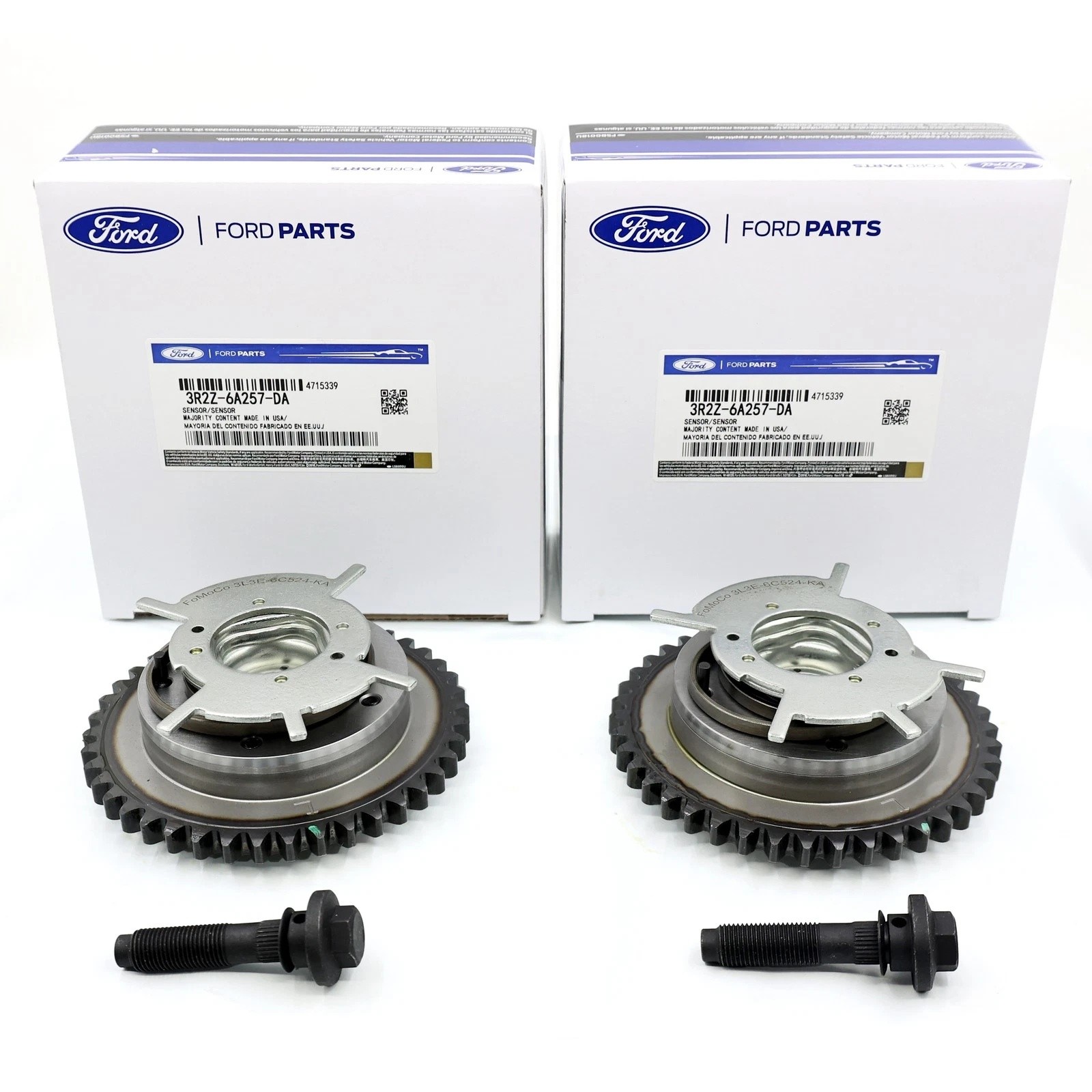 2PCS NEW Camshaft Phaser Sprocket 3R2Z-6A257-DA For Ford 5.4L 4.6L 3V F-150