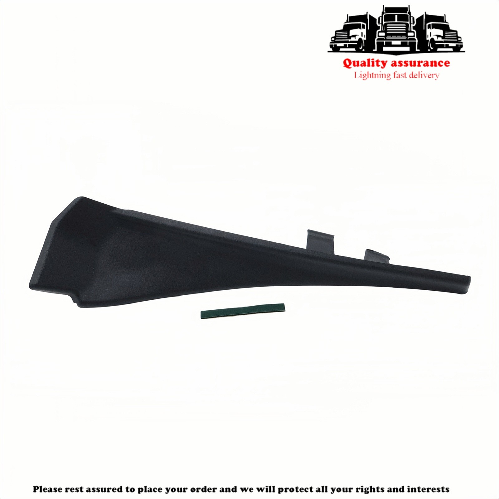 Front Left Right Bumper Guard Wiper Cowl Extension Panel Fits Nissan Rogue 2PCS