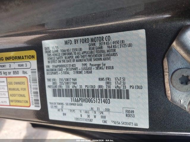 Used Rear Right Door Assembly Rear Side fits: 2016 Ford Fusion Rear Right Grade