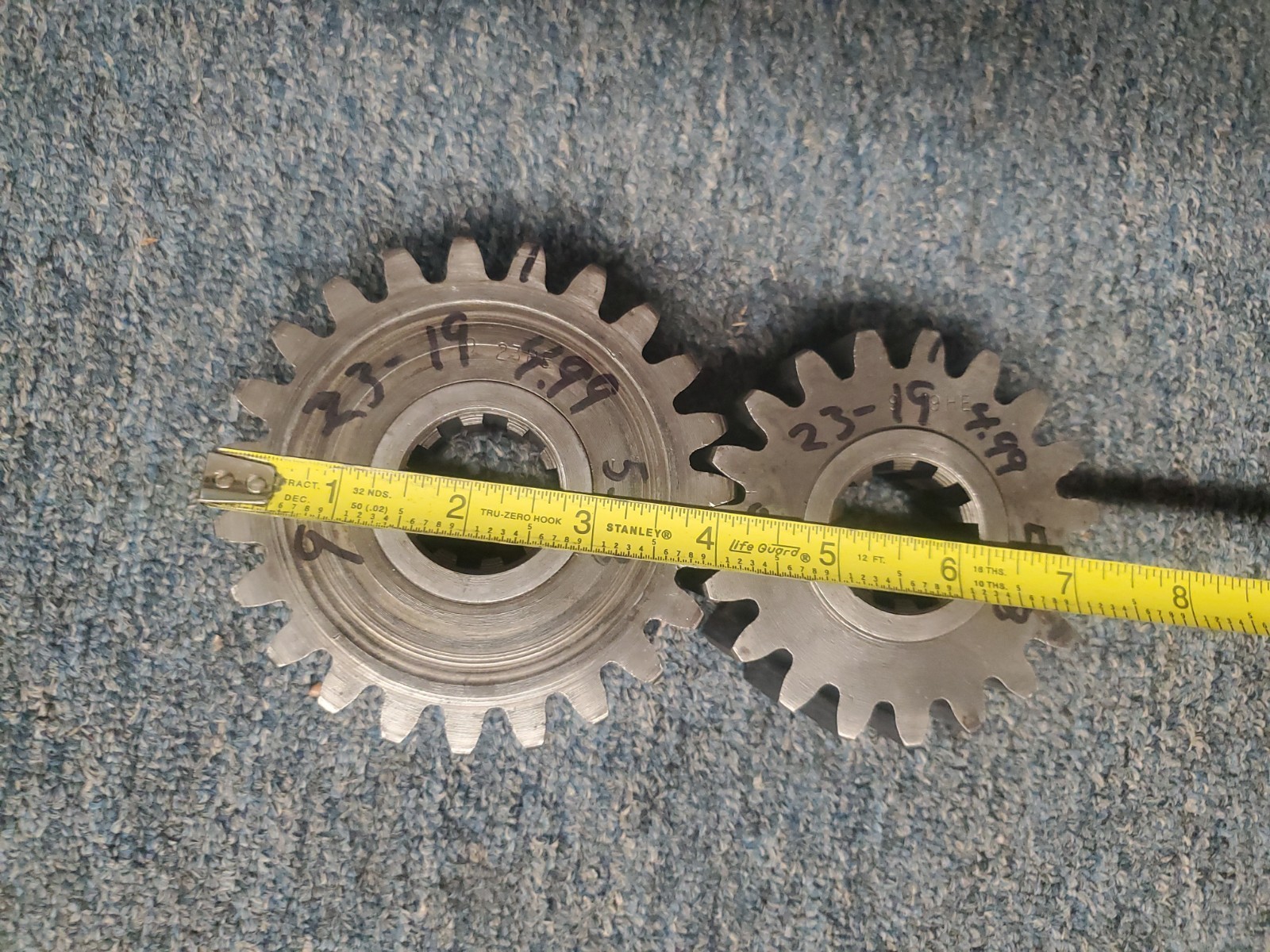 QUICK CHANGE GEAR SET 9 19/23 TOOTH 5.88 RATIO REAR END Race Car Dirt Heavy Duty