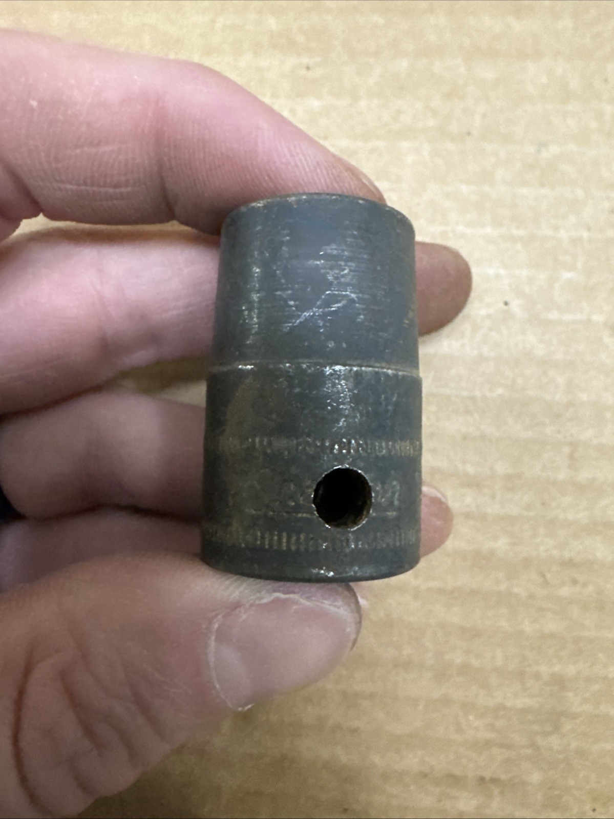 Snap On#IMM140 – 14 mm, Metric, 1/2”Dr., Shallow, Impact Socket, 6Pt.,-USA- #41