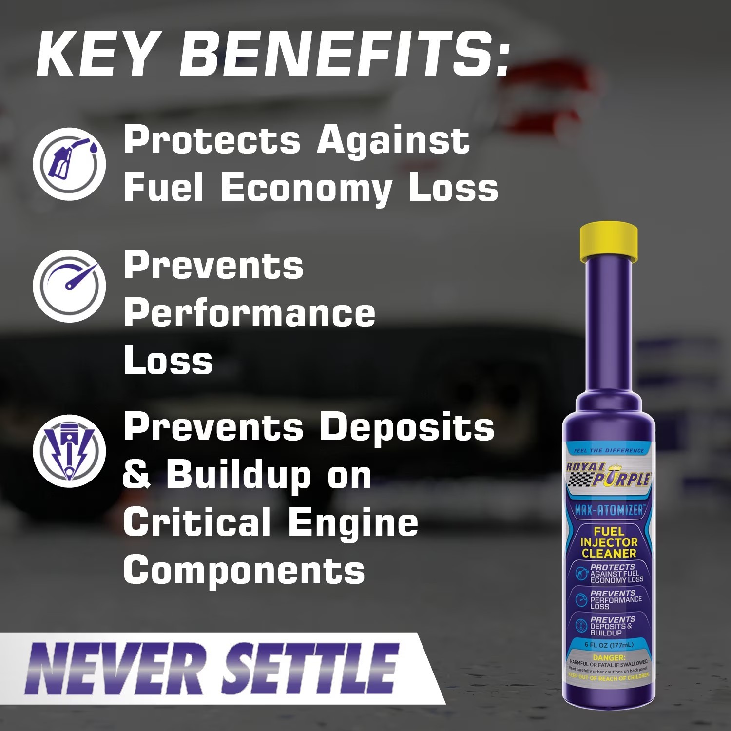 (2 pack) Royal Purple Max-Atomizer 18000 Fuel Injector Cleaner, 6oz