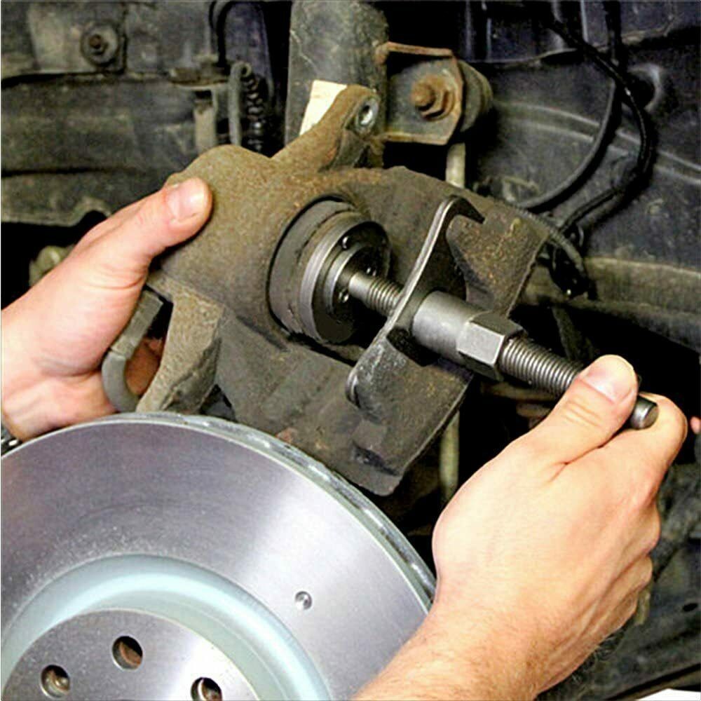 22PCS Pro Disc Brake Caliper Compressor Rewind Wind Back Tool Piston Pad Kit Set