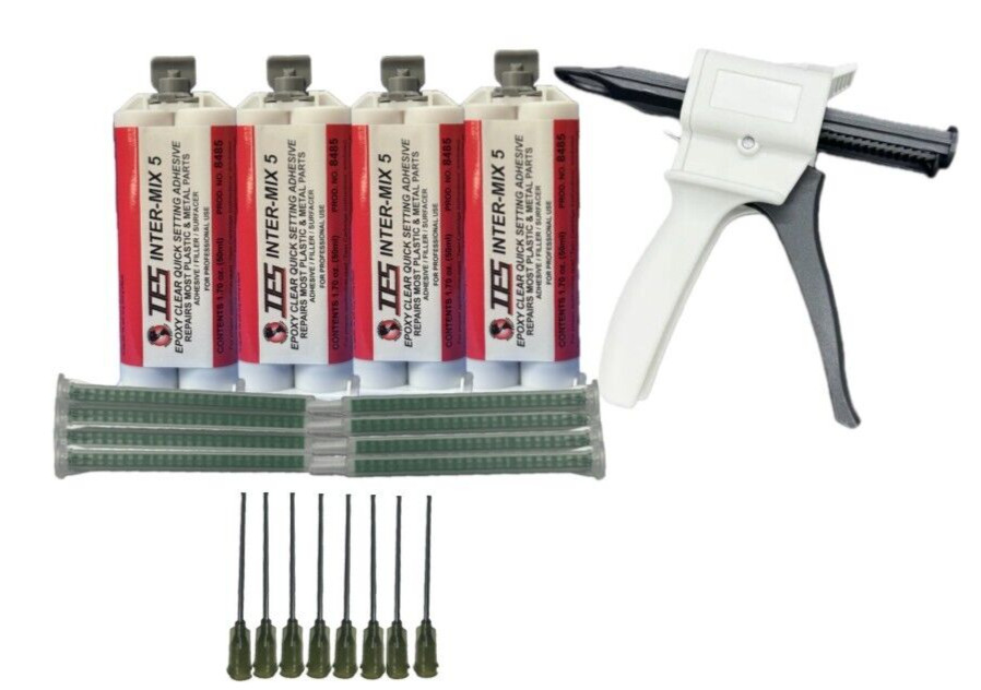 IES 8485 EPOXY-CLEAR INTERMIX-5, 50 ML CARTRIDGE (4/PK) INCLUDES 96204 DUAL GUN