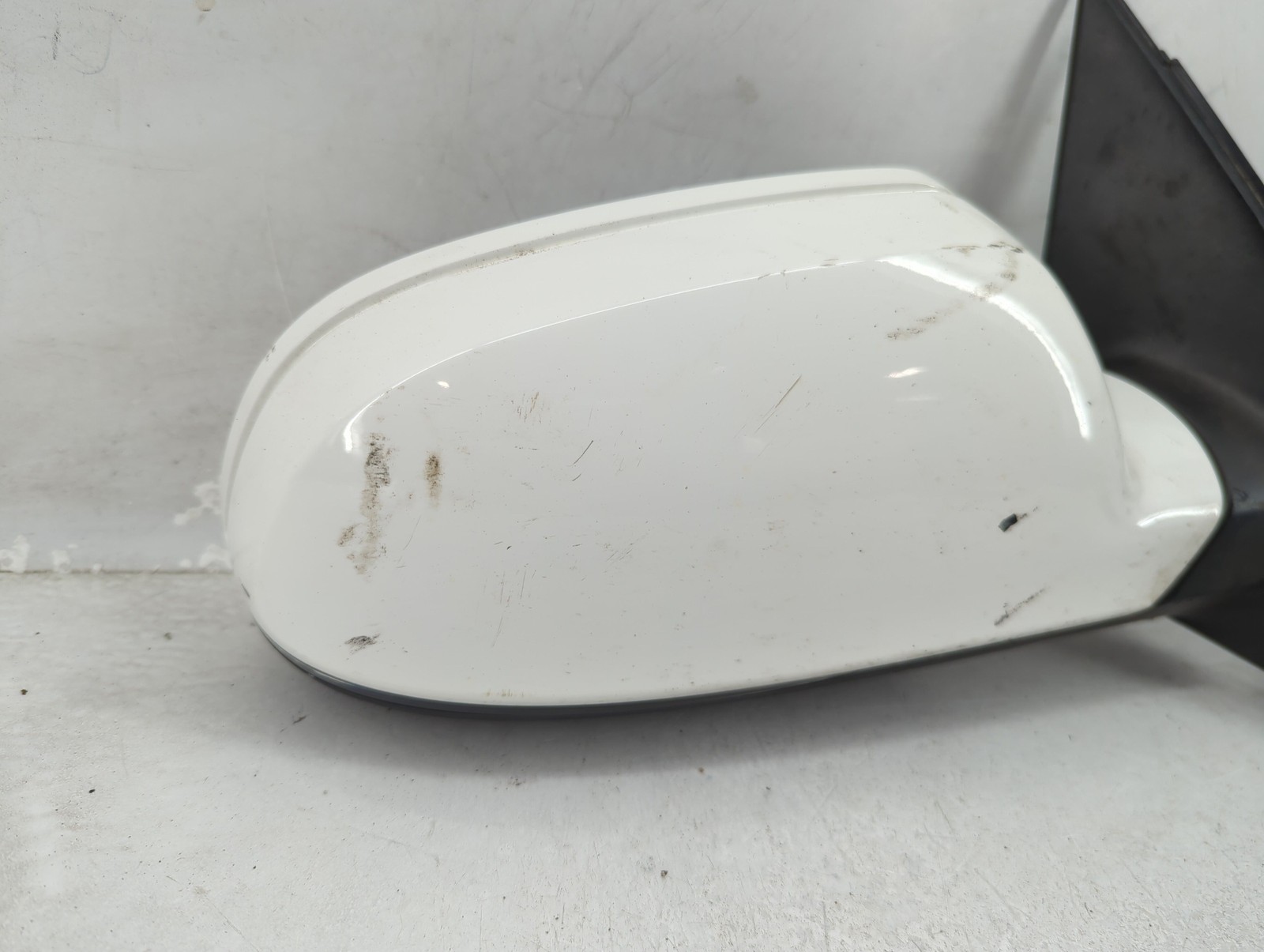 2010-2016 Audi A4 Passenger Right Side View Power Door Mirror White NEV7G