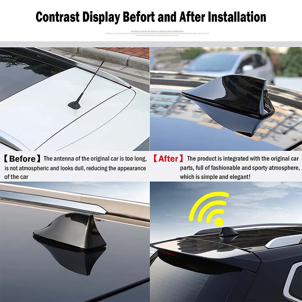 For Lexus IS250 IS300 IS200 Car Roof Antenna Cover AM/FM Aerial Radio Signal Fin