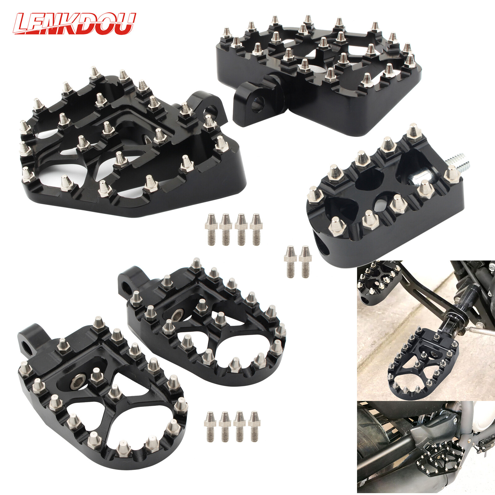 MX Foot Pegs Mini Floorboards Shifter Peg Kit For Harley Touring Sportster Dyna