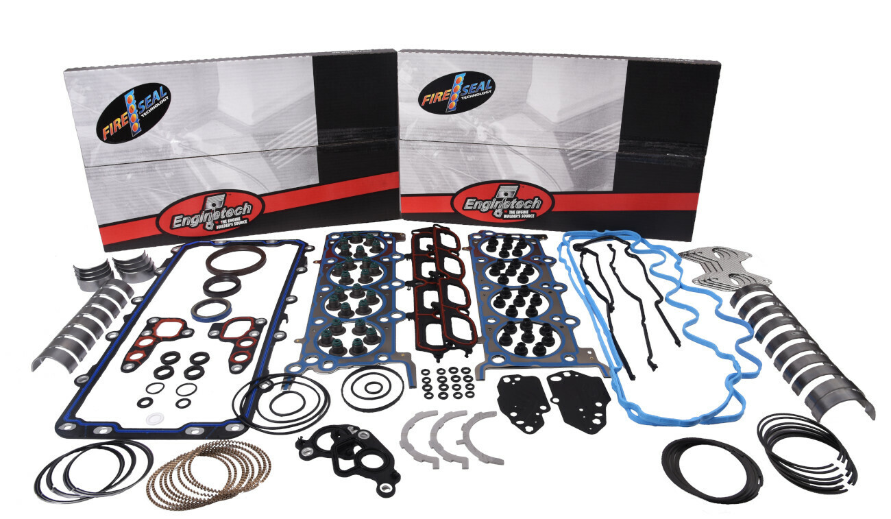 Enginetech RMC376AP | Premium Re-Ring Kit for 07-08 GM 6.2L/376 LS Series Vortec