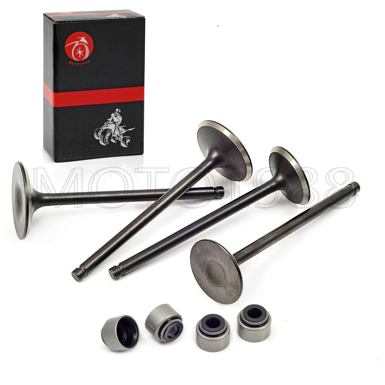 Intake Exhaust Valves Seals for Polaris Predator 500 2003-07 Outlaw 500 2006-07