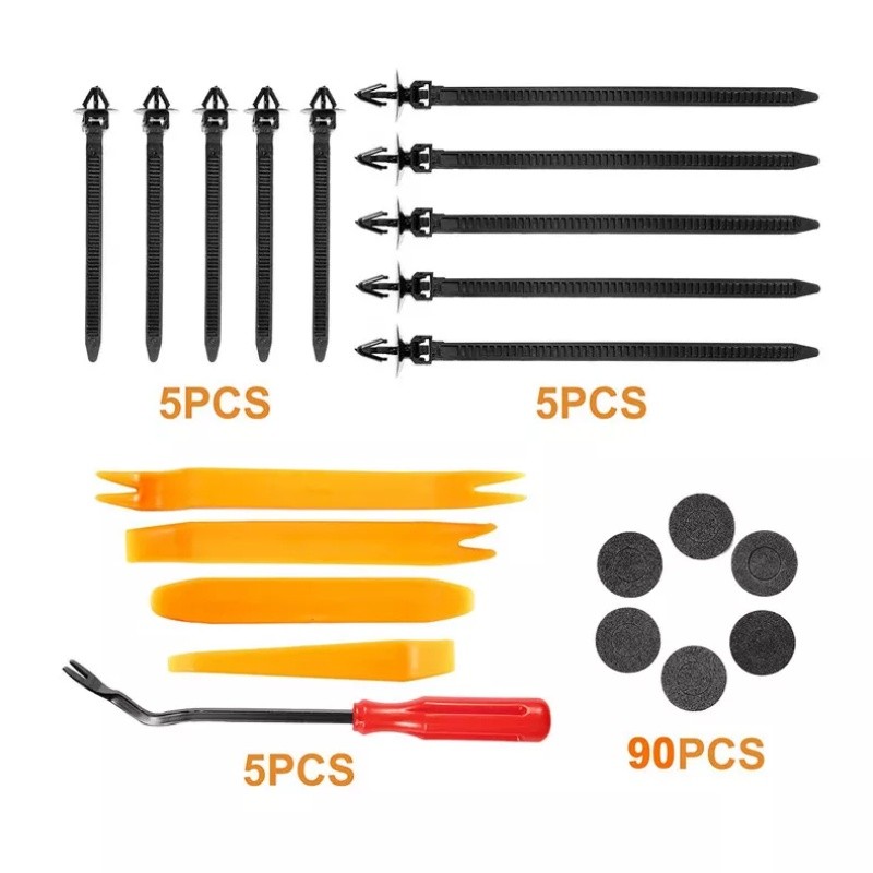 925PCS Car Body Push Pin Rivet Trim Panel Fastener Clip Moulding Assortment Kit
