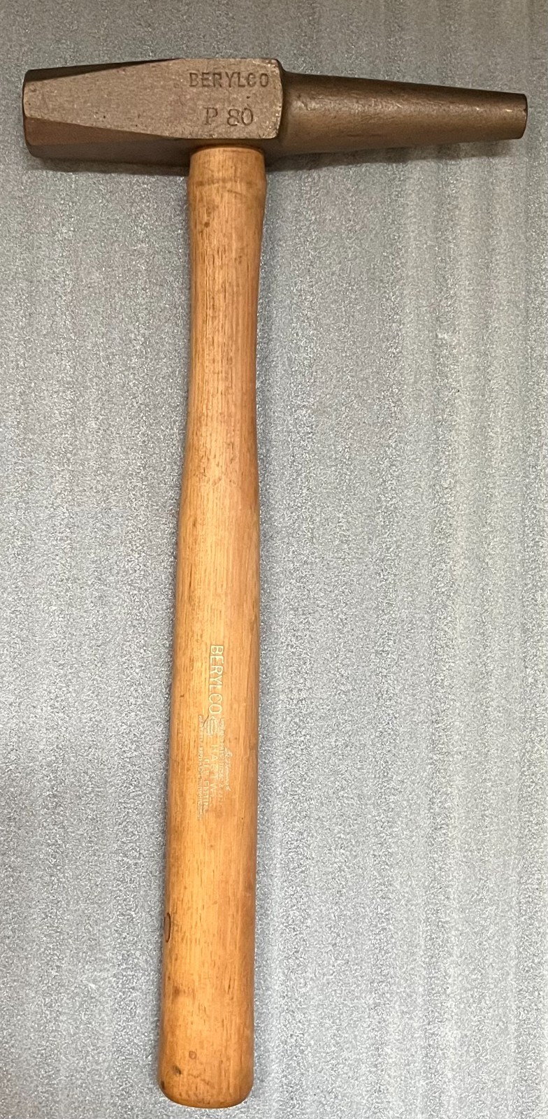 BERYLCO P80 HAMMER NON SPARKINK NON-CORROSIVE NON-MAGNETIC