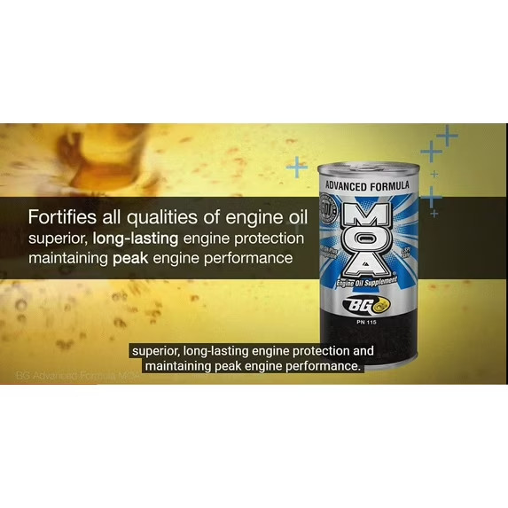 BG MOA Advance Formula Engine Oil Supplement 11oz Can 115 Free Shipping 6 Pack