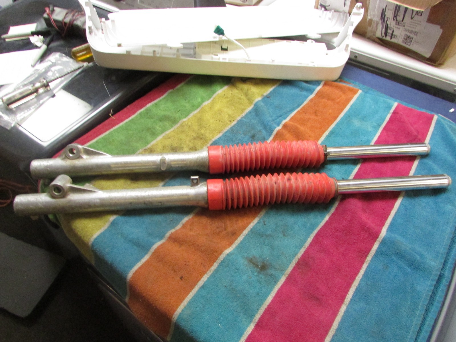 1990 Honda XR80R XR80 Front Forks