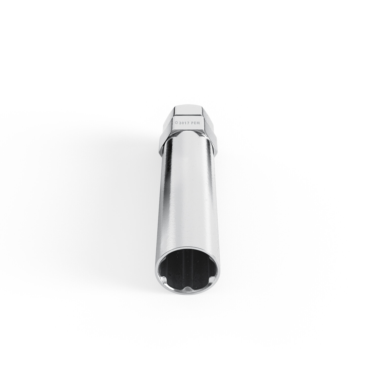 (1) Chrome Socket Key Tool for 6 spline Lug Nuts | 19mm, 3/4″, 21mm, 13/16″ Hex