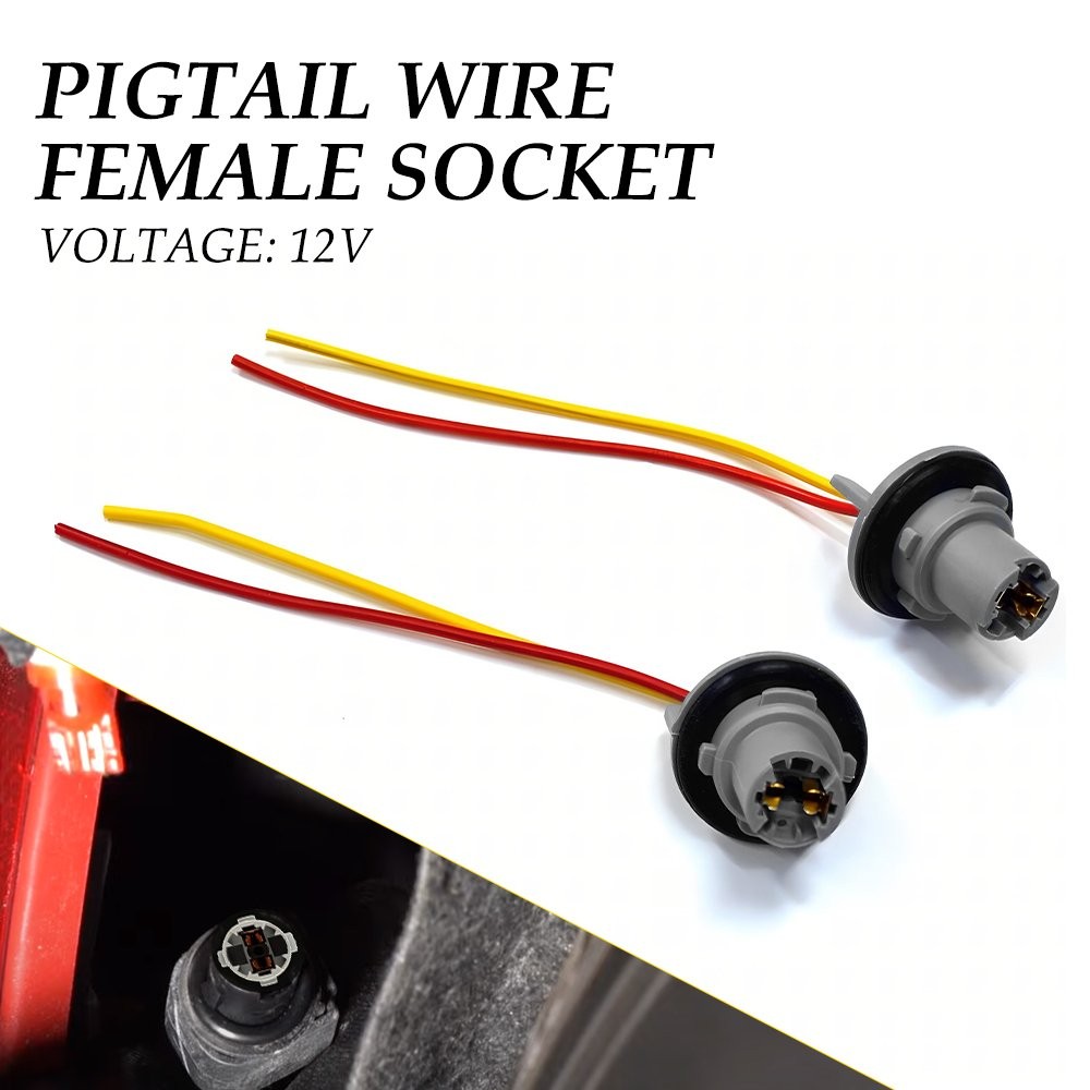 For Lexus 194 T10 PGS Pigtail Wire Female Socket Front Side Marker Light Plug EC