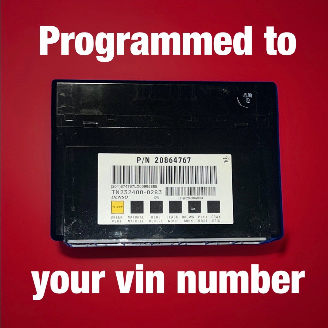2007-13 GM Body Control Module Programmed To Your VIN BCM 20864767