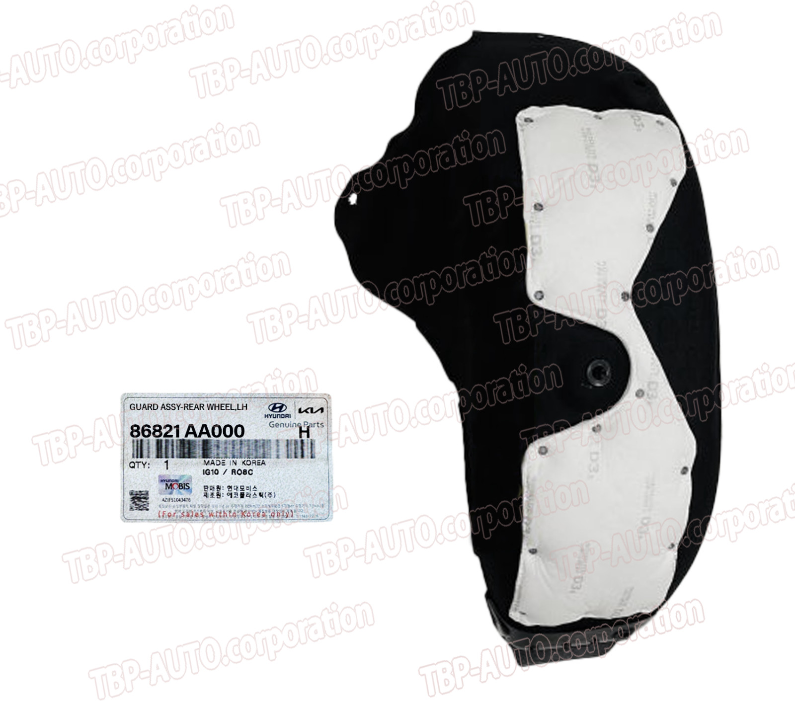 GENUINE ® REAR LEFT Forward Front Fender Liner For 21-24 Elantra 22-24 Elantra N